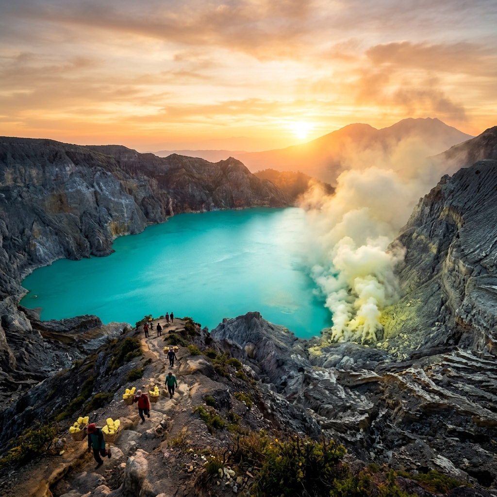 FOTO KAWAH IJEN